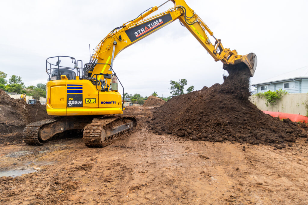 Stratum Civil Excavator at Algester